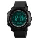 Мужские тактические часы Awarder 036 Compass All Black с электронным циферблатом и компасом