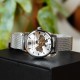 Женские механические часы Awarder 028-3D Silver-White Де би не була со стальным браслетом