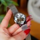 Женские механические часы Awarder 028-3D Silver-White Де би не була со стальным браслетом