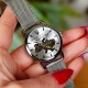 Женские механические часы Awarder 028-3D Silver-White Де би не була со стальным браслетом