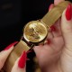 Женские механические часы Awarder 028-3D All Gold Де би не була с автоподзаводом и браслетом