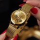 Женские механические часы Awarder 028-3D All Gold Де би не була с автоподзаводом и браслетом