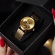 Женские механические часы Awarder 028-3D All Gold Де би не була с автоподзаводом и браслетом
