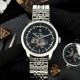 Мужские часы Awarder 043-1 Де би не був Silver-Black Steel Miyota механика с автоподзаводом