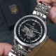 Мужские часы Awarder 043-1 Де би не був Silver-Black Steel Miyota механика с автоподзаводом