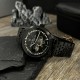Мужские механические часы Awarder 043-1 Де би не був All Black Steel Miyota с сапфировым стеклом