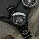 Мужские механические часы Awarder 043-1 Де би не був All Black Steel Miyota с сапфировым стеклом