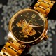 Мужские часы Awarder 048 Не Забуду Дім Gold-Black Steel с механикой и сапфировым стеклом