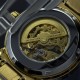 Мужские часы Awarder 048 Не Забуду Дім Gold-Black Steel с механикой и сапфировым стеклом