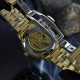 Мужские часы Awarder 048 Не Забуду Дім Gold-Black Steel с механикой и сапфировым стеклом