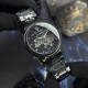 Мужские механические часы Awarder 048 Не Забуду Дім All Black Steel с сапфировым стеклом