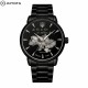 Мужские механические часы Awarder 048 Не Забуду Дім All Black Steel с сапфировым стеклом