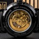 Мужские механические часы Awarder 048 Не Забуду Дім Black-Gold Steel с автоподзаводом и сапфировым стеклом