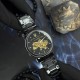 Мужские механические часы Awarder 048 Не Забуду Дім Black-Gold Steel с автоподзаводом и сапфировым стеклом