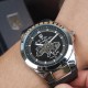 Мужские механические часы Awarder 050 Де би не був Silver-Black Leather с автоподзаводом
