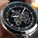 Мужские механические часы Awarder 050 Де би не був Silver-Black Leather с автоподзаводом