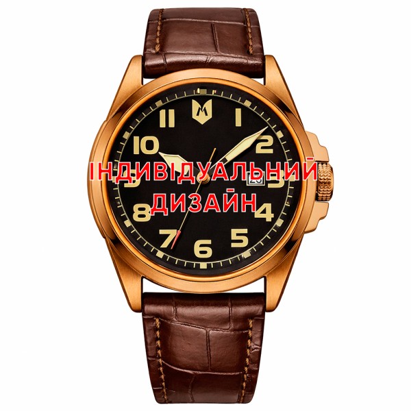 Мужские механические часы Awarder 042 Brown-Bronze с автоподзаводом и сапфировым стеклом