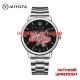 Мужские механические часы Awarder 048 Silver-Black Steel с сапфировым стеклом и автоподзаводом