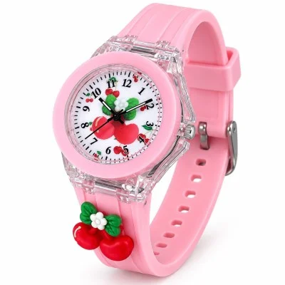 Дитячий годинник Better 005 Cherry Pink-White
