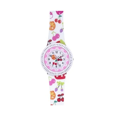 Дитячий годинник Better 009 Fruits White-Pink