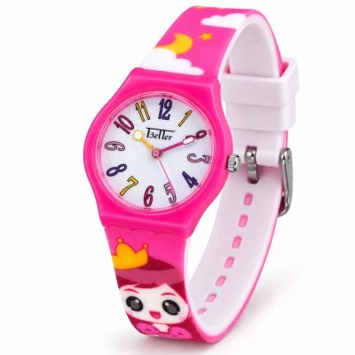 Дитячий годинник Better 012 Princess Pink-White