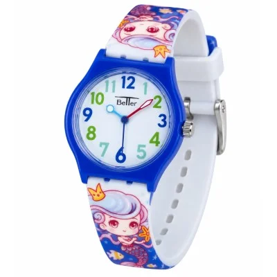 Дитячий годинник Better 012 Mermaid Blue-White
