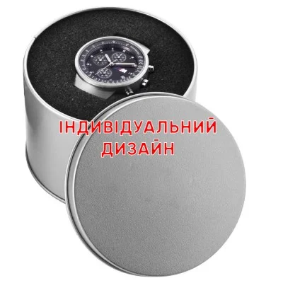 Банка металева 1013 Срібло Індивідуальний дизайн