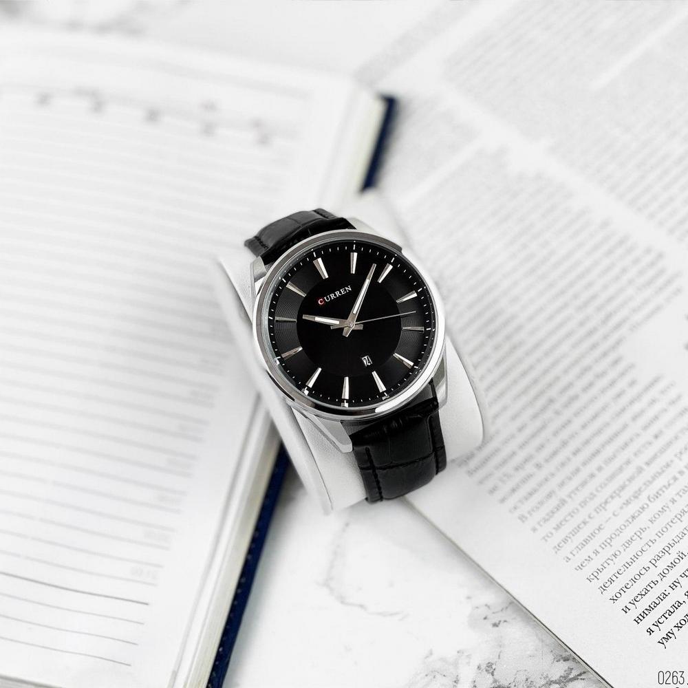 Curren 8365 Silver-Black