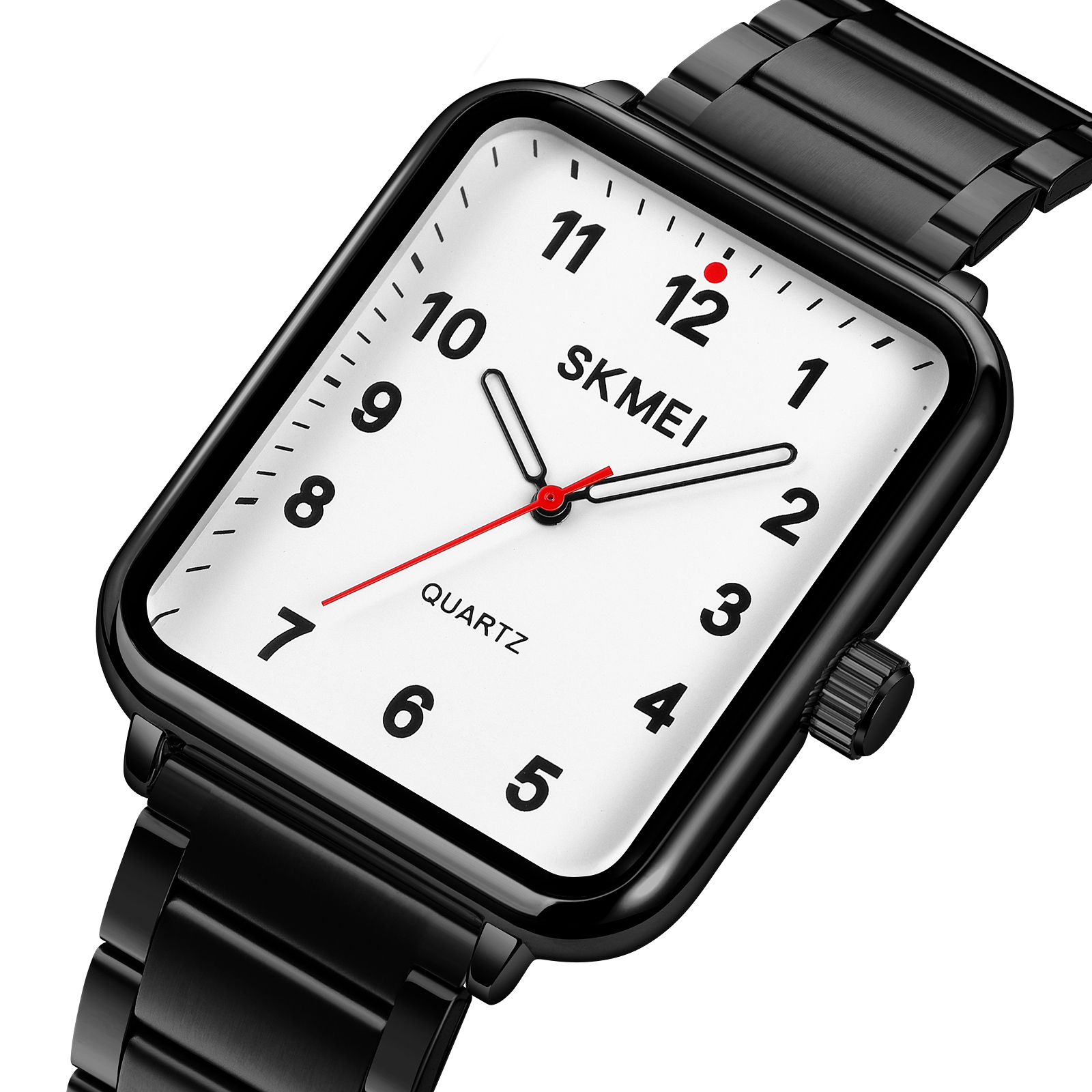 Купить Черные Квадратные Часы Женские Наручные Skmei 1954bkwt Black ...